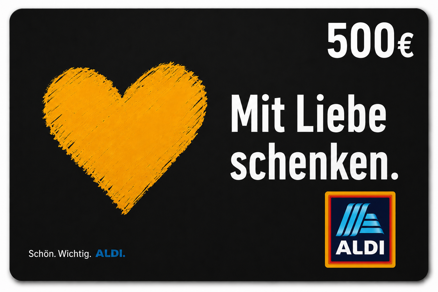 500€ ALDI Gutschein