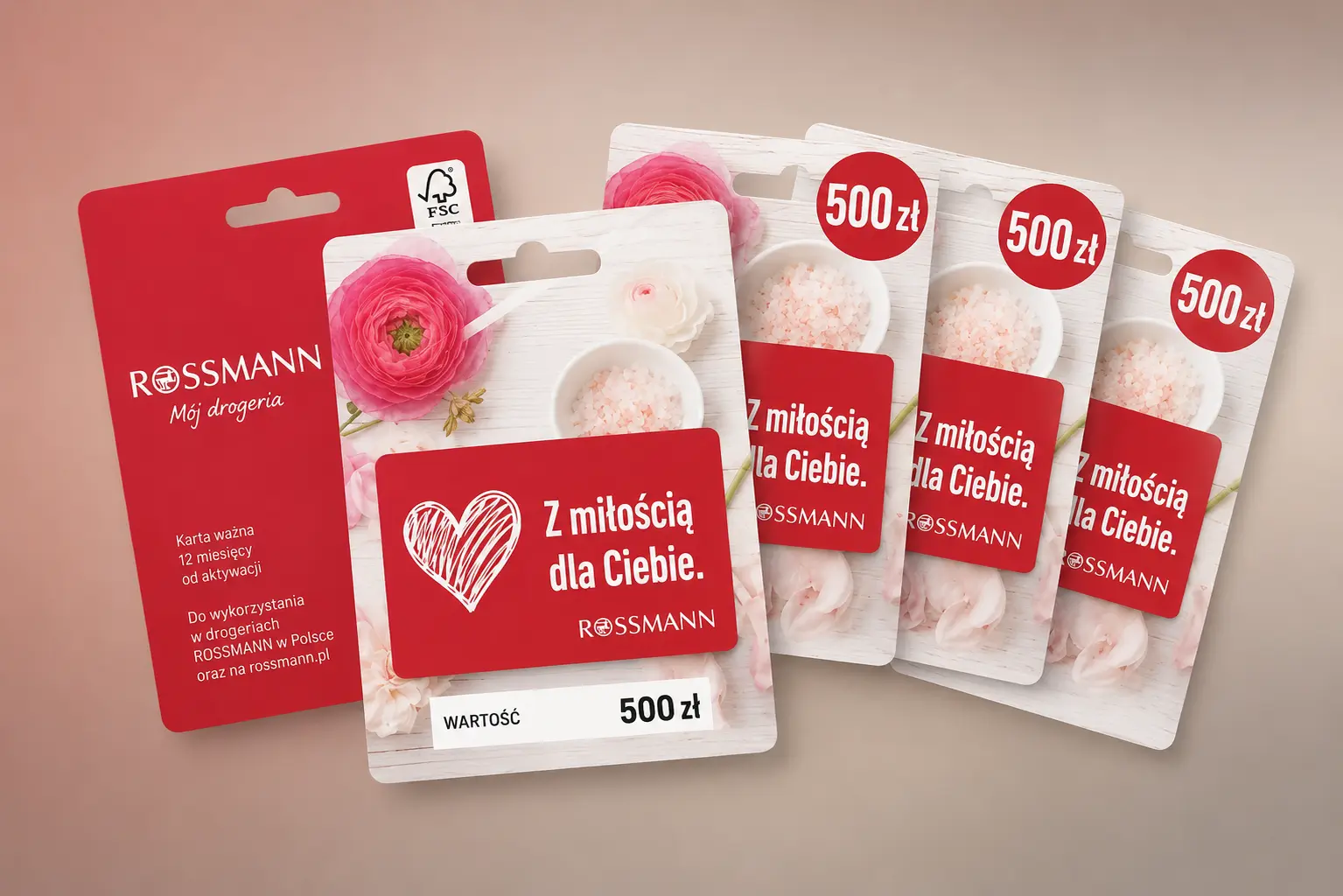 Karta podarunkowa ROSSMANN 500 zł