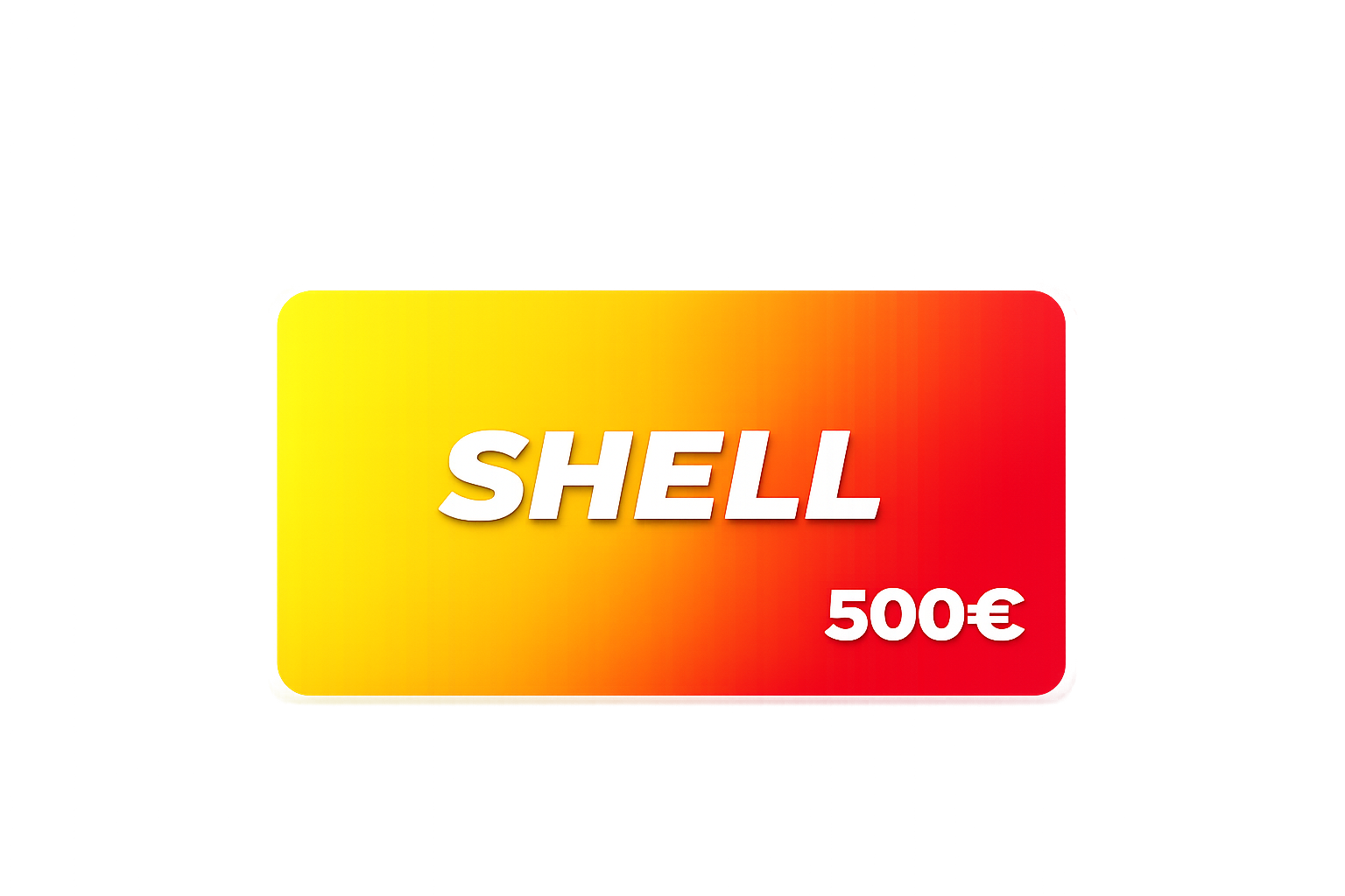 500€ Shell Tankgutschein